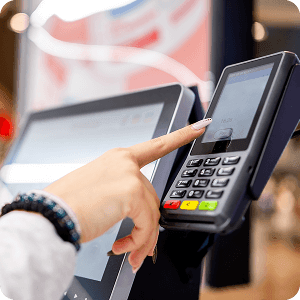 Paying at checkout