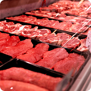 Supermarket meat