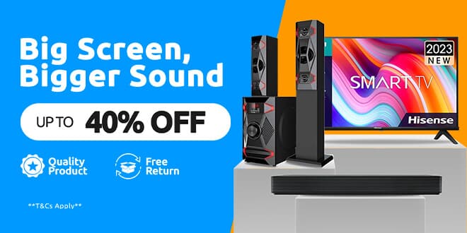 Big screen bigger sound